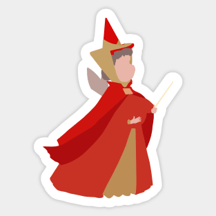 The Red Fairy Sticker